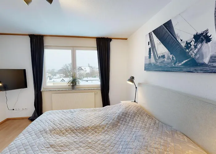 아파트 Penthouse Hafenglueck - Atemberaubender Blick Ueber Kieler Foerde 라보에