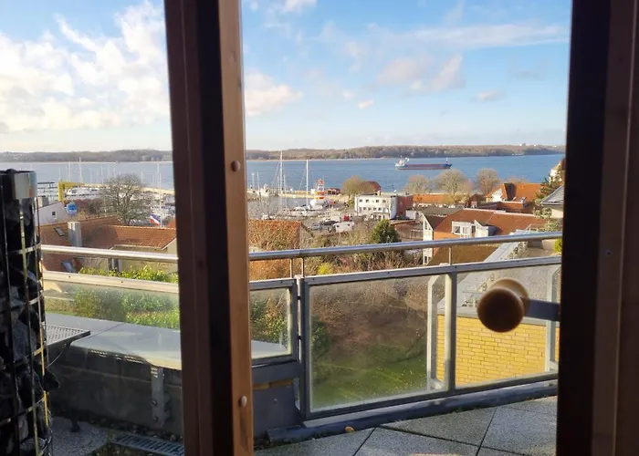 Penthouse Hafenglueck - Atemberaubender Blick Ueber Kieler Foerde 아파트
